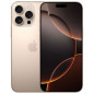 Apple iPhone 16 Pro - 128Go - 6,3 pouces - Poids 199g - Titane sable - Neuf - Garantie 1an
