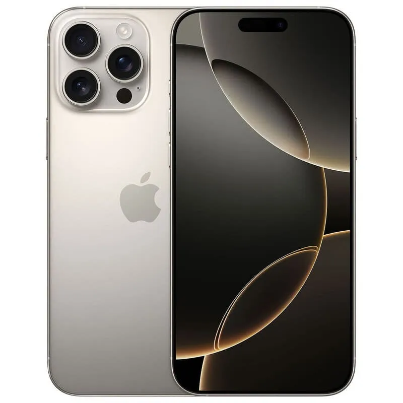 Apple iPhone 16 Pro - 128Go - 6,3 pouces - Poids 199g - Titane naturel - Neuf - Garantie 1an