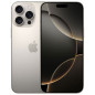 Apple iPhone 16 Pro - 128Go - 6,3 pouces - Poids 199g - Titane naturel - Neuf - Garantie 1an