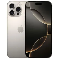 Apple iPhone 16 Pro - 128Go - 6,3 pouces - Poids 199g - Titane naturel - Neuf - Garantie 1an
