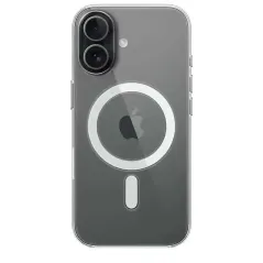 Apple Coque transparente avec MagSafe pour iPhone 17 - Signé Apple - Certifié Qi2.2 - Anti‑rayures - Polycarbonate