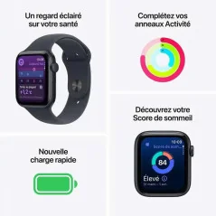 Apple Watch SE 3 GPS + Cellulaire - 44 mm - Aluminium Lumière Stellaire - Bracelet Sport Lumière Stellaire M/L