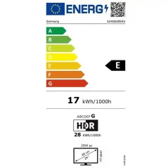 Samsung 24 LED - Moniteur PC 2,5K - 2560 x 1440 pixels - 5 ms (gris à gris) - HDMI/DisplayPort - Noir