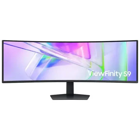 Samsung 49 QLED Ecran PC 5K - 5120 x 1440 pixels - 5 ms (gris à gris) - Dalle VA incurvée 1000R