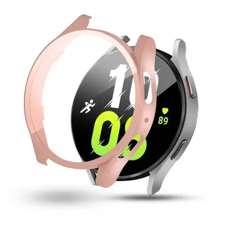 Samsung Protection Galaxy Watch 5 coque résistante polycarbonate Verre Trempé , 40mm rose gold