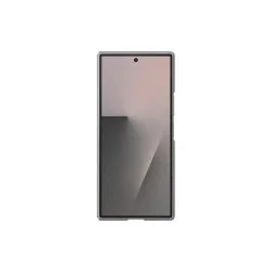 Samsung Coque en silicone avec lanière gris Galaxy Fold7 (+ film de protection anti-reflet) EF-MF966