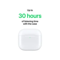 Apple AirPods 4ème génération - Appels / Musique - 30 heures - Blanc