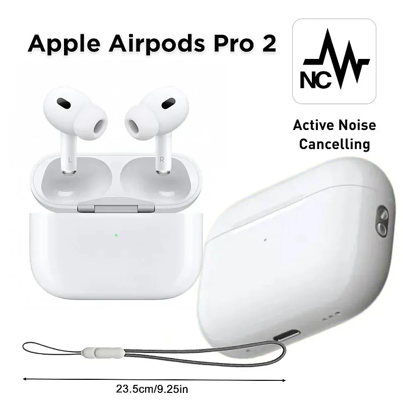 Apple Airpods Pro 2 - Boîtier de charge MagSafe (USB‑C) - Appels/Musique - Blanc