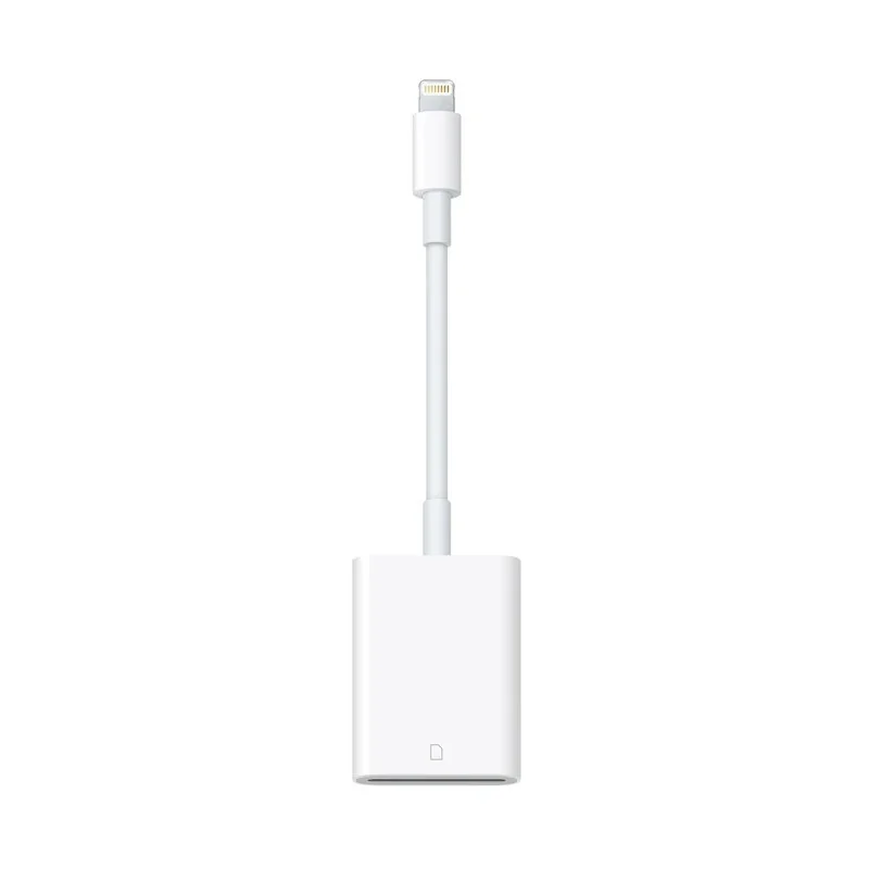 Apple Adaptateur - Original Apple - Lightning vers lecteur de carte SD Pour iPhone, iPad & iPod