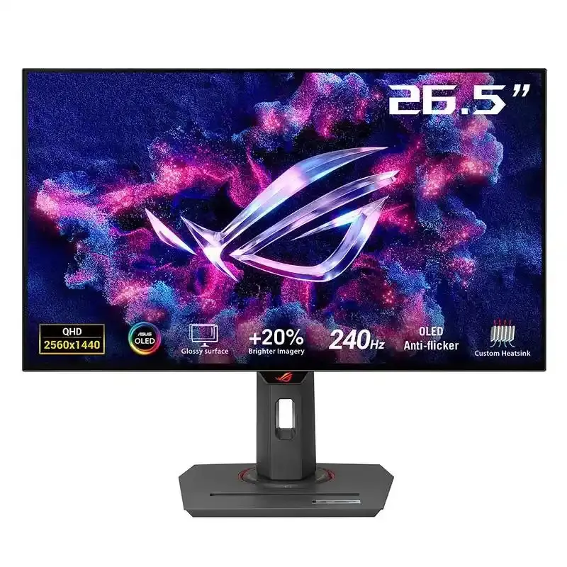 Asus Moniteur gaming ROG Strix OLED 27 pouces QD-OLED - 500 Hz - 0,03 ms - AMD FreeSync Premium Pro - 2x HDMI, 1x DP, 2x USB