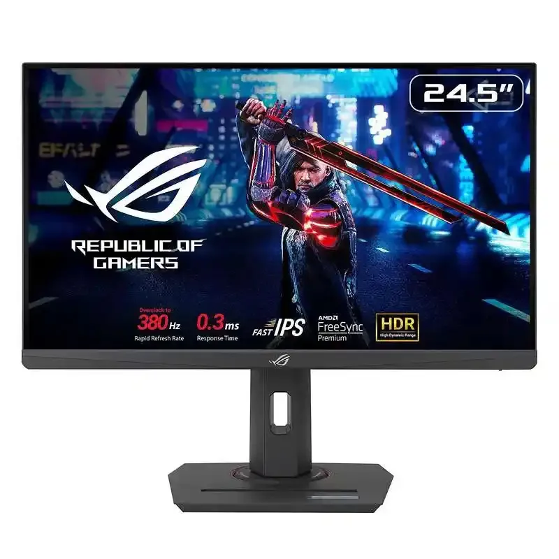 Asus ROG Strix Moniteur eSports Gaming 24,5 pouces FHD - 380 Hz - 0,3 ms - AMD FreeSync Premium - 1x DP, 2x HDMI, 2x USB