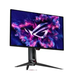 Asus Moniteur gaming ROG Swift OLED 26,5 pouces - 480 Hz - 0,03 ms (GTG) - AMD FreeSync Premium, 2x HDMI, 2x USB-A, 1x DP