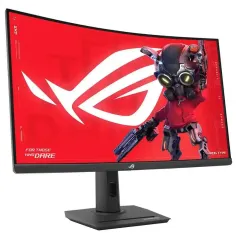 Asus Moniteur gaming ROG Strix USB Type-C 31,5 pouces incurvé - 180Hz - 1ms (GTG) - AMD FreeSync - HDMI, USB-C, DisplayPort