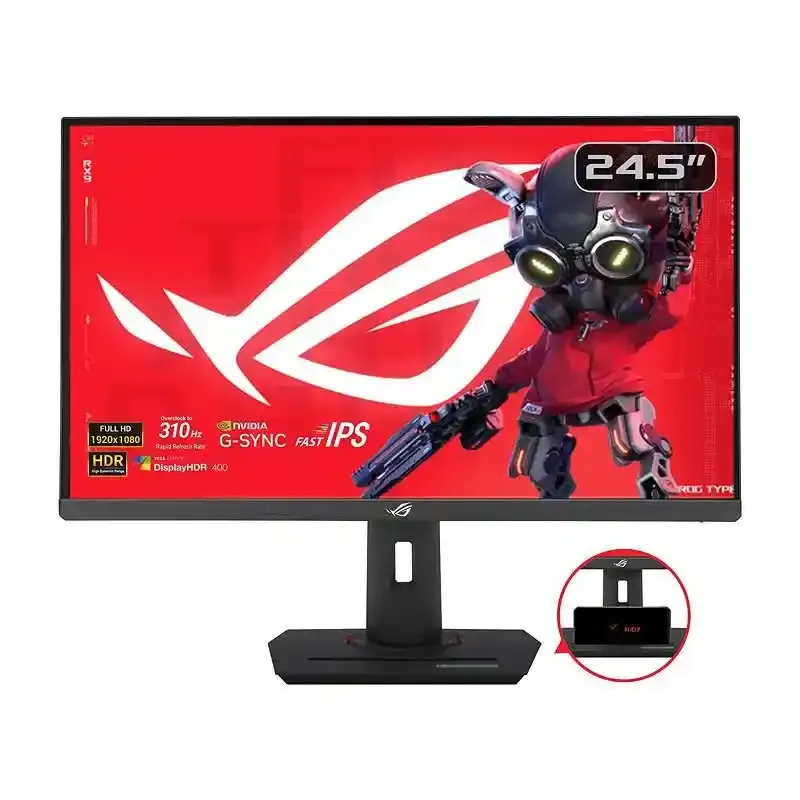 Asus Moniteur gaming ROG Strix USB Type-C 24,5 pouces - 310 Hz - 1ms (GTG) - AMD FreeSync Premium - HDMI, DisplayPort, USB-C