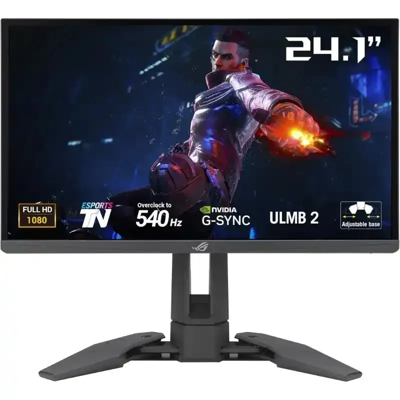 Asus Moniteur de gaming esports ROG Swift Pro 24,1 pouces FHD - 540 Hz - 0.2 ms - 2x HDMI, 2x USB, 1x DisplayPort