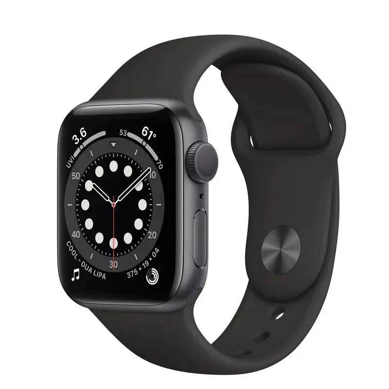 Apple Watch Series 6 GPS - Boîtier en aluminium Gris sidéral 40 mm - Bracelet sport