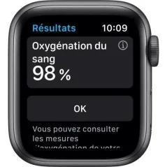 Apple Watch Series 6 GPS - Boîtier en aluminium Gris sidéral 40 mm - Bracelet sport