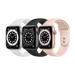 Apple Watch Series 6 GPS - Boîtier en aluminium Gris sidéral 40 mm - Bracelet sport