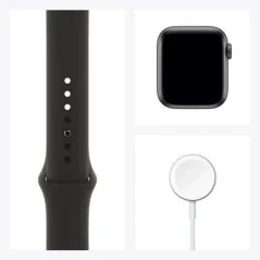 Apple Watch Series 6 GPS - Boîtier en aluminium Gris sidéral 40 mm - Bracelet sport