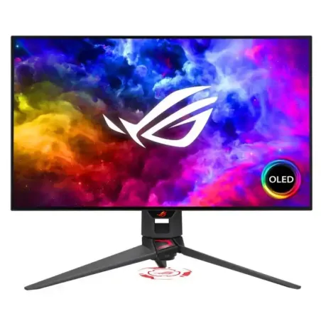 Asus Moniteur gaming ROG Swift OLED 26,5 pouces 1440p - 240 Hz - 0,03 ms - AMD FreeSync Premium - USB, HDMI, DisplayPort