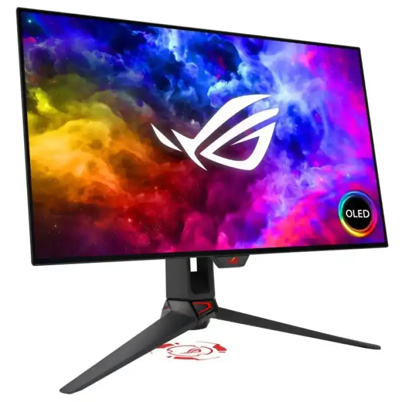 Asus Moniteur gaming ROG Swift OLED 26,5 pouces 1440p - 240 Hz - 0,03 ms - AMD FreeSync Premium - USB, HDMI, DisplayPort