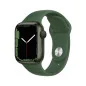Apple Watch Series 7 GPS - Boîtier en aluminium Vert 41 mm - Bracelet sport Verte