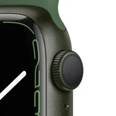 Apple Watch Series 7 GPS - Boîtier en aluminium Vert 41 mm - Bracelet sport Verte