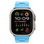 Apple Watch Ultra 2 GPS + Cellulaire - Boîtier Titane 49 mm - sport Kilim Bleu Céleste