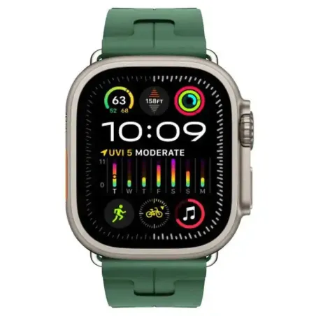 Apple Watch Ultra 2 GPS + Cellulaire - Boîtier Titane 49 mm - Sport Kilim vert