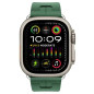 Apple Watch Ultra 2 GPS + Cellulaire - Boîtier Titane 49 mm - Sport Kilim vert