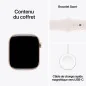 Apple Watch Series 10 GPS - Boîtier en aluminium Or Rose 42 mm - Bracelet sport Apple Watch Series 10 GPS - Boîtier en aluminium Or Rose 42 mm - Bracelet sport