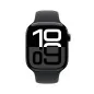 Apple Watch Series 10 GPS + Cellulaire - aluminium Noir de jais 46 mm - Bracelet sport