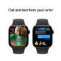 Apple Watch Series 10 GPS + Cellulaire - aluminium Noir de jais 46 mm - Bracelet sport