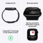 Apple Watch Series 10 GPS + Cellulaire - aluminium Noir de jais 46 mm - Bracelet sport