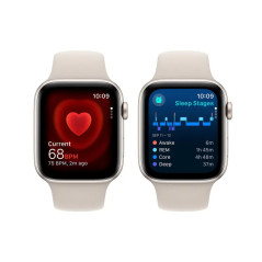 Apple Watch SE (2ème gén) GPS - Aluminium 40mm Lumière Stellaire - Sport lumière stellaire