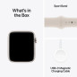 Apple Watch SE (2ème gén) GPS - Aluminium 40mm Lumière Stellaire - Sport lumière stellaire