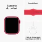 Apple Watch Series 9 GPS Boîtier en aluminium Rouge 41 mm Bracelet sport