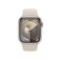 Apple Watch Séries 9 - GPS + Cellulaire - aluminium - Lumière stellaire - 41 mm - Bracelet sport