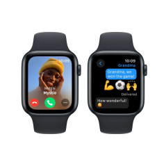 Apple Watch SE (2ème génération) GPS - Aluminium 44mm - Sport - couleur Minuit