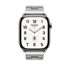 Apple Watch Hermès Series 10 GPS + Cellulaire - Titane 42 mm -  Acier Satiné