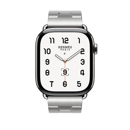 Apple Watch Hermès Series 10 GPS + Cellulaire - Titane 42 mm -  Acier Satiné