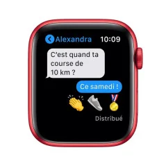 Apple Watch Série 6 GPS - Boîtier en aluminium rouge 40 mm - Bracelet sport