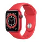 Apple Watch Série 6 GPS - Boîtier en aluminium rouge 40 mm - Bracelet sport