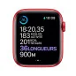 Apple Watch Série 6 GPS - Boîtier en aluminium rouge 40 mm - Bracelet sport