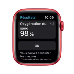 Apple Watch Série 6 GPS - Boîtier en aluminium rouge 40 mm - Bracelet sport