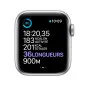 Apple Watch Série 6 GPS + Cellulaire - boîtier en aluminium argenté de 40 mm