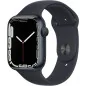 Apple Watch Series 7 GPS - Boîtier en aluminium minuit 45 mm - Bracelet sport