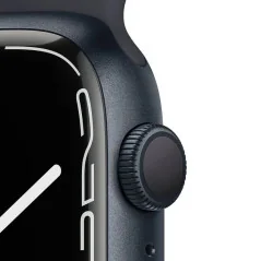 Apple Watch Series 7 GPS - Boîtier en aluminium minuit 45 mm - Bracelet sport