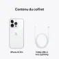 Apple iPhone 14 Pro - 512Go - 6,1 pouces - Poids 206g - Argent  - Garantie 1an