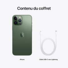 Apple iPhone 13 Pro Max - 128Go - 6,7 pouces - Poids 238g -  Vert  - Garantie 1an